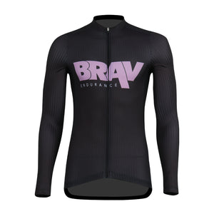 BRAV Long Sleeved Men's Cycle Jersey (Chandra Grey)