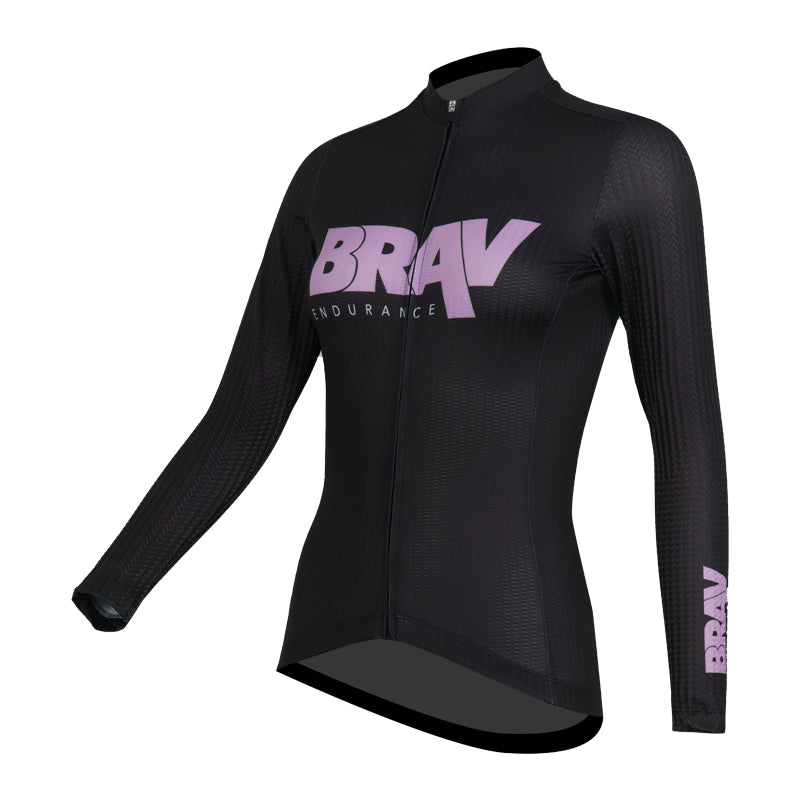 BRAV Long Sleeved Women's Cycle Jersey (Chandra Grey)