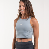 Signature Sculpt High Neck Bra - Mist Blue