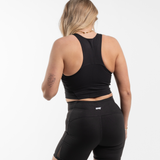Signature Sculpt High Neck Bra - Onyx