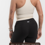 Seamless Sculpt Run Shorts - Onyx