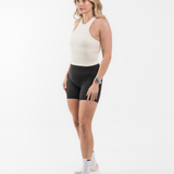 Seamless Sculpt Run Shorts - Onyx