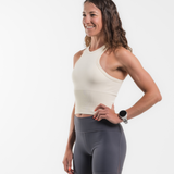 Seamless Sculpt Racer Tank - Butter