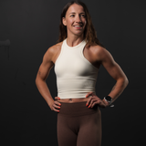 Seamless Sculpt Racer Tank - Butter
