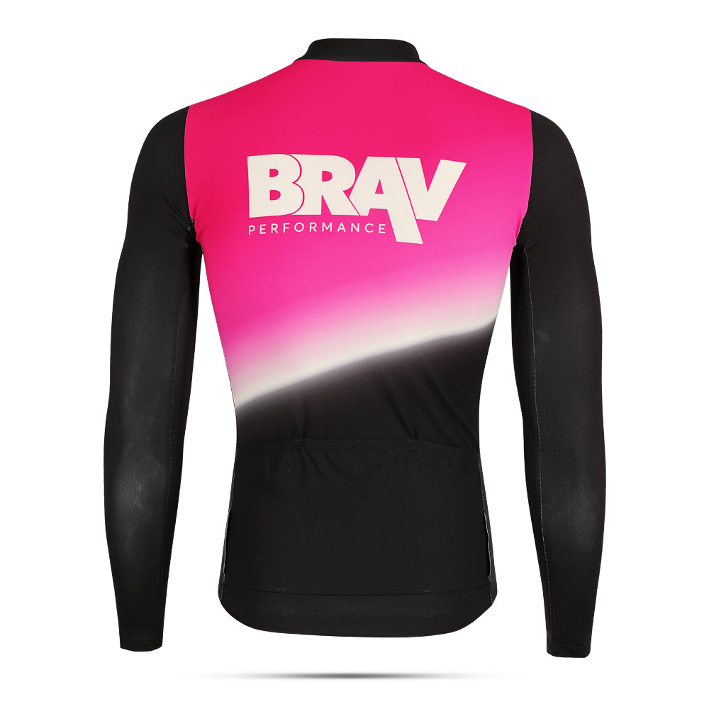 BRAV MEN'S PERFORMANCE LS CYCLE JERSEY - BRAV Endurance