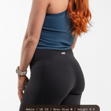 Seamless Sculpt Run Leggings - Onyx