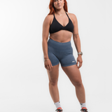 Seamless Sculpt Twist Bra - Onyx