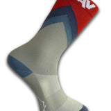 BRAV Grey/Red Chevrons