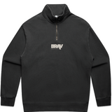 Brav Sunday Social 1/4 Zip  (faded charcoal)