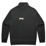 Brav Sunday Social 1/4 Zip  (faded charcoal)