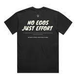 'No Egos, Just Effort' Oversized Tee