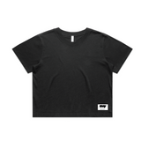 'No Egos, Just Effort' Oversized Crop Tee