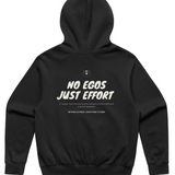 'No Egos, Just Effort' Oversized Hoodie