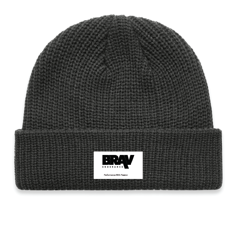 BRAV Basics Beanie - Soot - BRAV Endurance