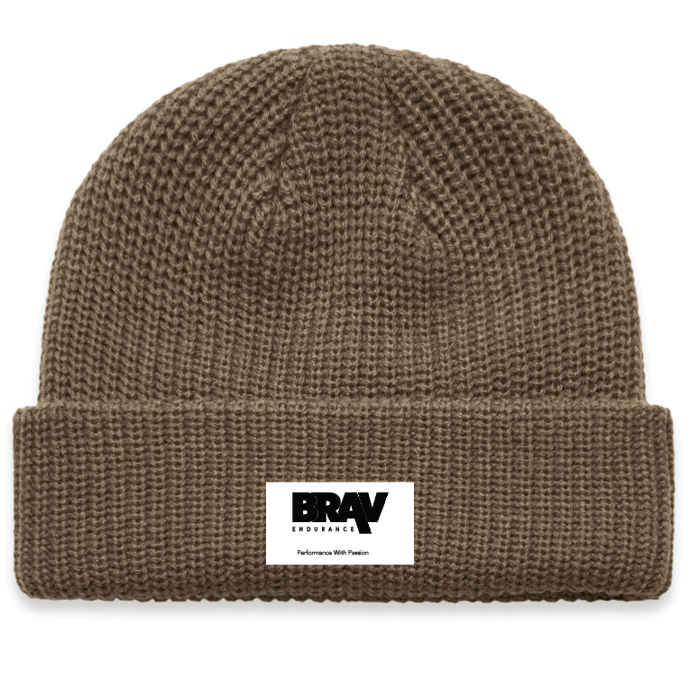 BRAV Basics Beanie - Pecan - BRAV Endurance