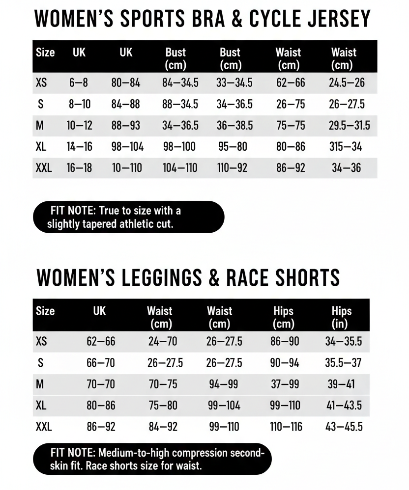 Women's Size Guide