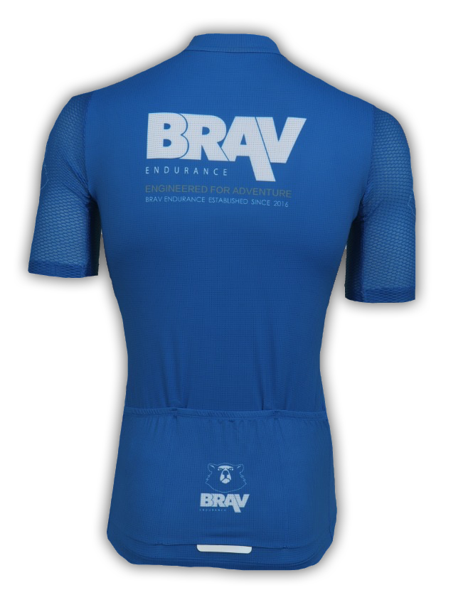 BRAV Cycle Jersey (Azure Blue)