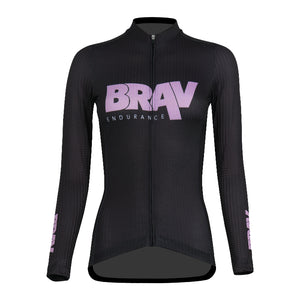 BRAV Long Sleeved Women's Cycle Jersey (Chandra Grey)