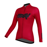 BRAV Long Sleeved Women's Cycle Jersey (Tatsuya Red)