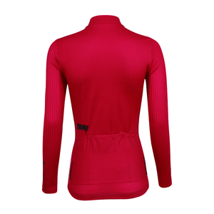 BRAV Long Sleeved Women's Cycle Jersey (Tatsuya Red)